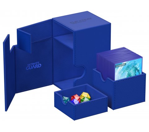 Ultimate Guard Flip'n'Tray Deck Case 100+ XenoSkin Monocolor Blue