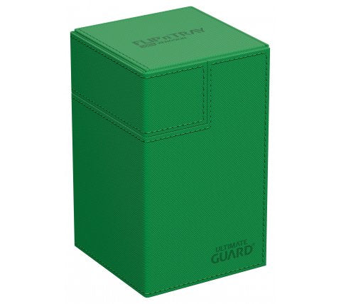 Ultimate Guard Flip'n'Tray Deck Case 100+ XenoSkin Monocolor Green