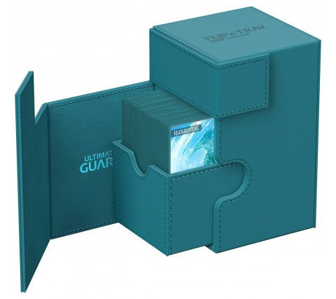 Ultimate Guard Flip'n'Tray Deck Case 100+ XenoSkin Monocolor Petrol