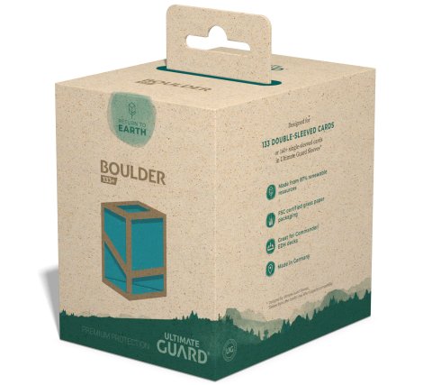 Ultimate Guard Return to Earth Boulder Deck Case 133+ Petrol