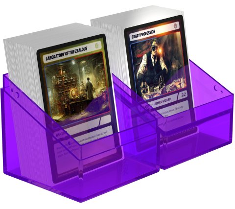 Ultimate Guard - Boulder Deck Case 100+ Clear: Amethyst