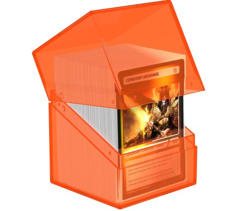 Ultimate Guard - Boulder Deck Case 100+ Clear: Poppy Topaz