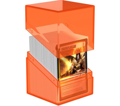 Ultimate Guard - Boulder Deck Case 100+ Clear: Poppy Topaz