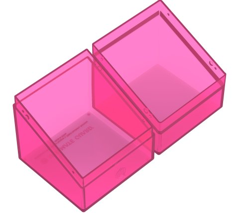 Ultimate Guard - Boulder Deck Case 100+ Clear: Rhodonite