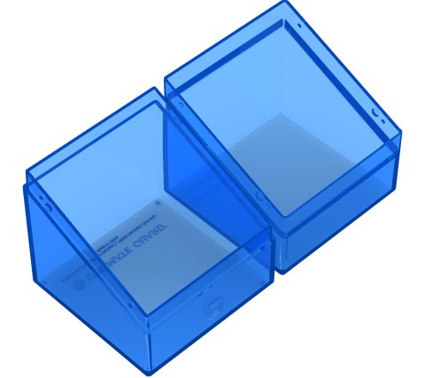 Ultimate Guard - Boulder Deck Case 100+ Clear: Sapphire