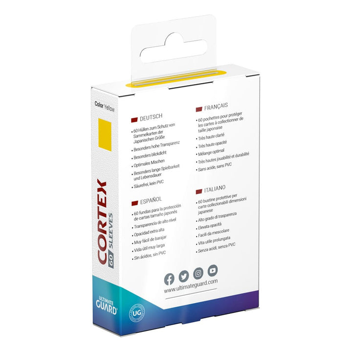 Ultimate Guard Cortex Sleeves Japanese Size: Yellow (60)